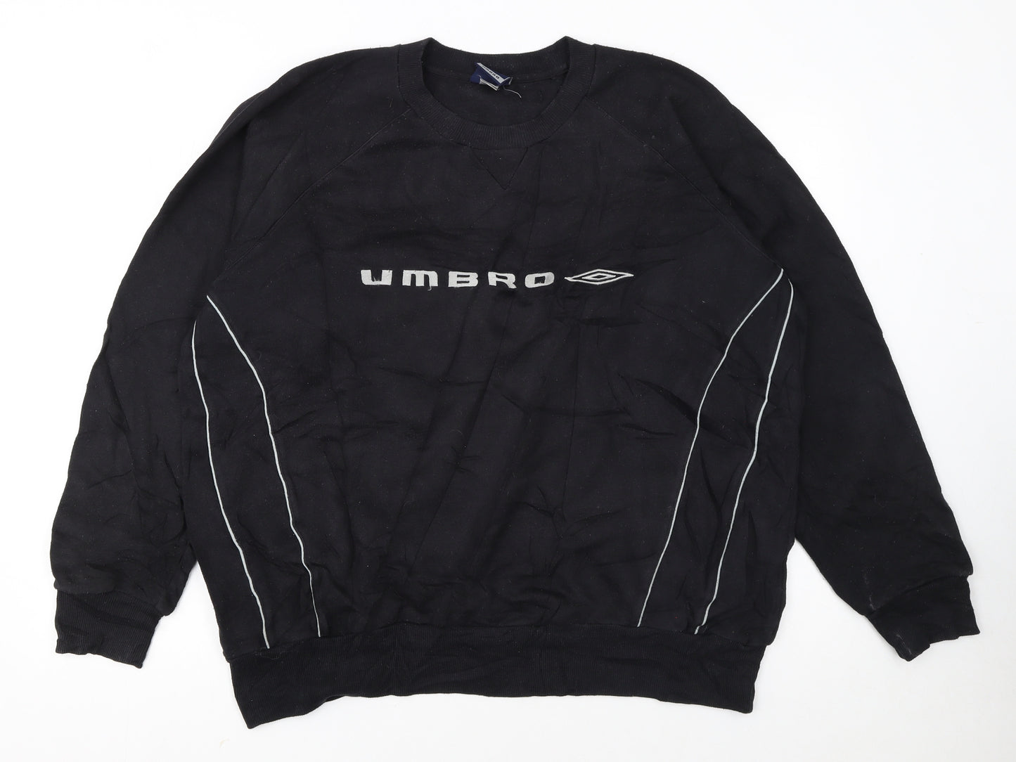 Umbro Men's Black XL Pullover Sweatshirt with Logo Sports Style