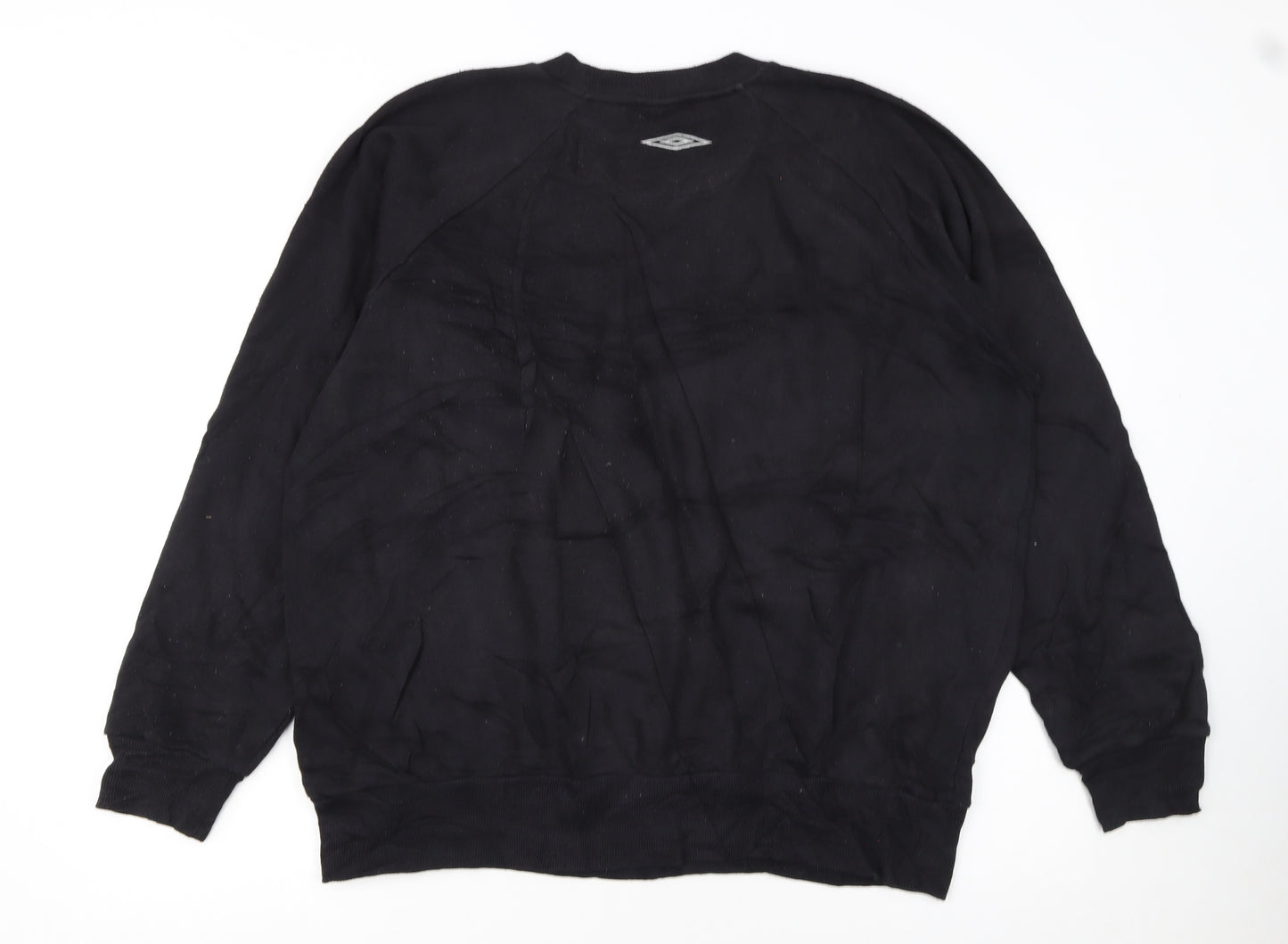 Umbro Men's Black XL Pullover Sweatshirt with Logo Sports Style