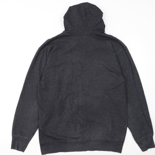 Adidas Mens Grey XL Full Zip Hoodie Fleece Sweatshirt