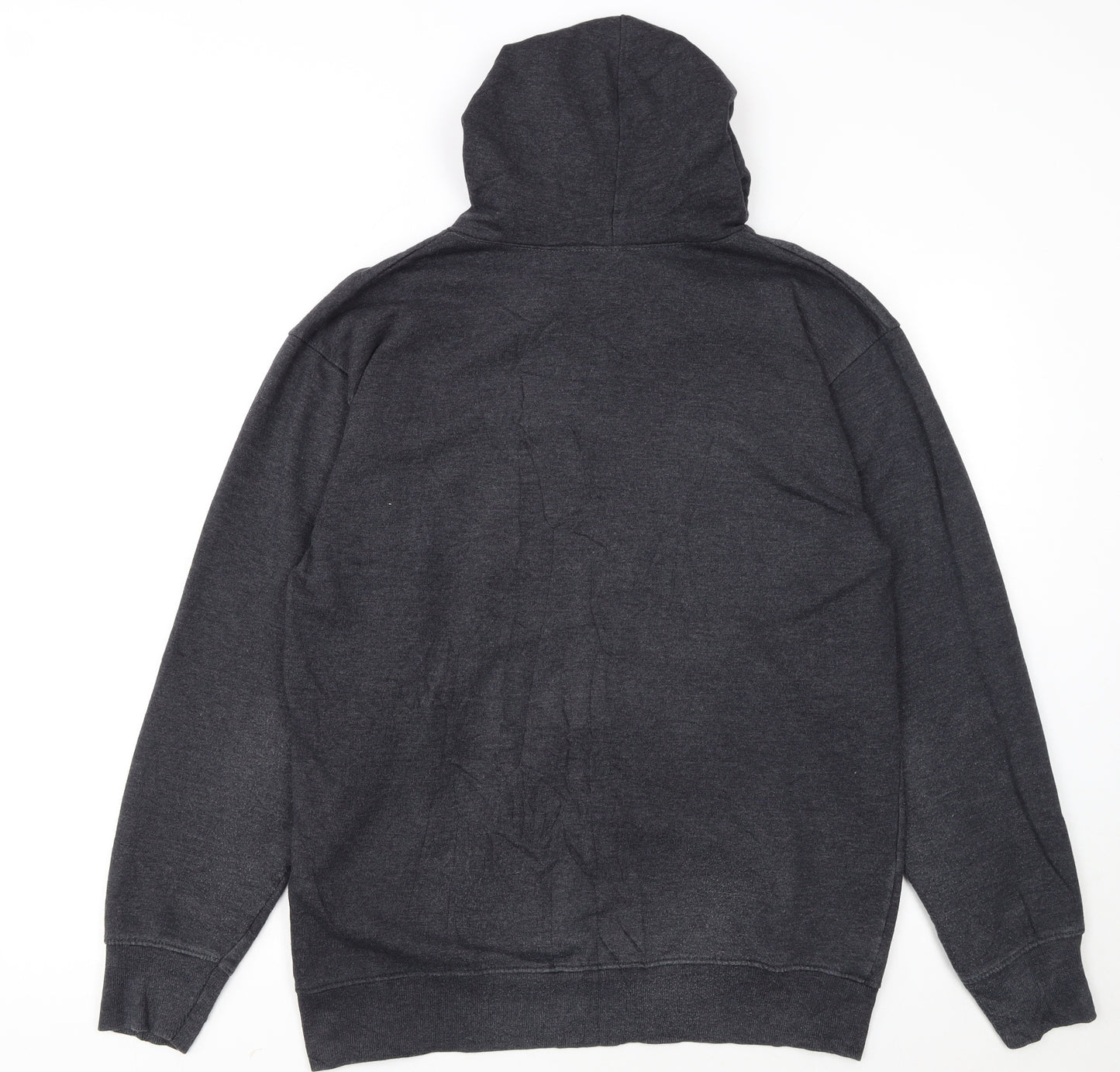 Adidas Mens Grey XL Full Zip Hoodie Fleece Sweatshirt
