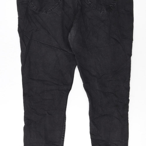 Lee Womens Black Scarlett High Zip Skinny Jeans Size 20