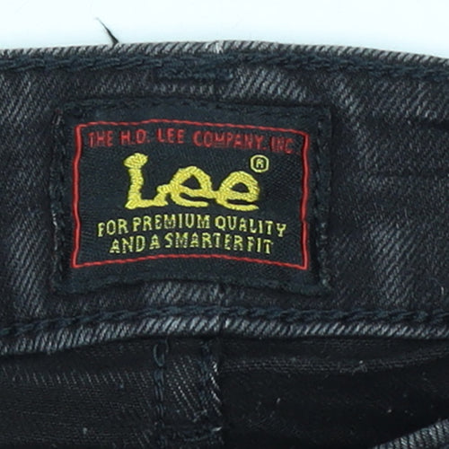 Lee Womens Black Scarlett High Zip Skinny Jeans Size 20
