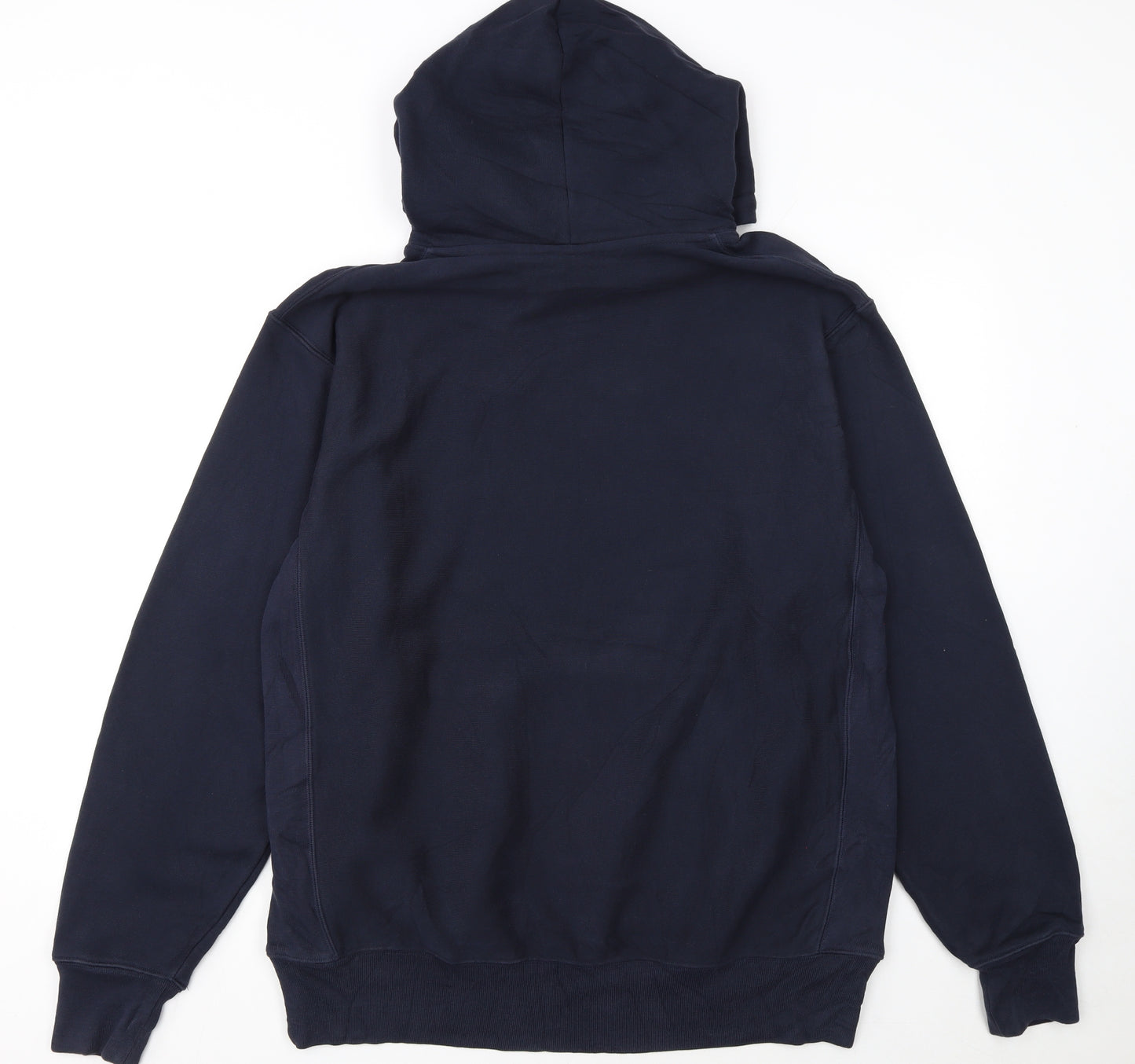 Champion Men's Navy Blue Pullover Hoodie Size L Reverse Weave