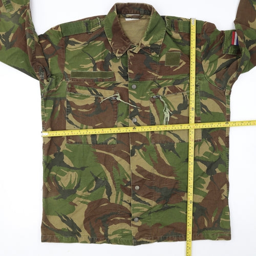 Marquardt + Schulz Men's Green Camouflage Military Jacket L Army Style