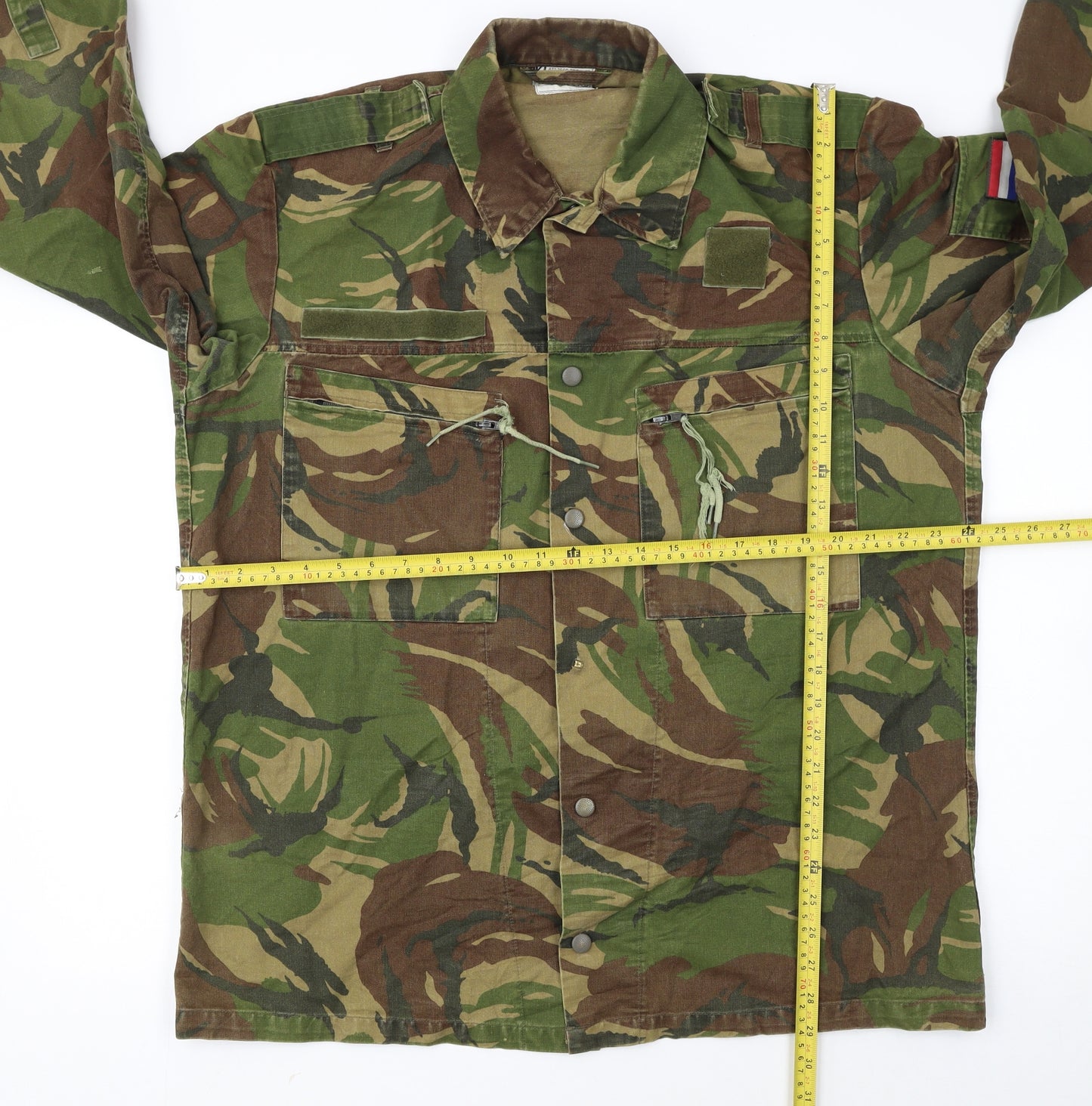 Marquardt + Schulz Men's Green Camouflage Military Jacket L Army Style
