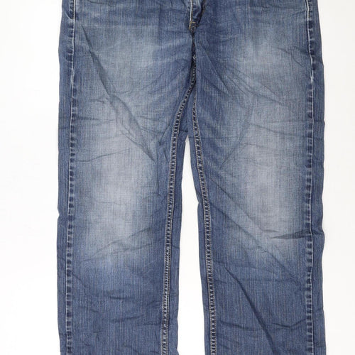 Levi's Men's Blue 33x30 Straight Fit Denim Jeans