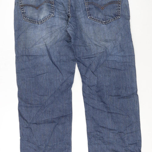 Levi's Men's Blue 33x30 Straight Fit Denim Jeans
