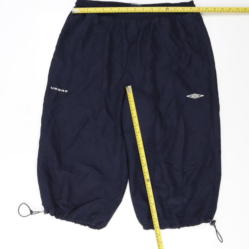Umbro Men's Blue L Sweat Shorts Elastic Waist Sportswear