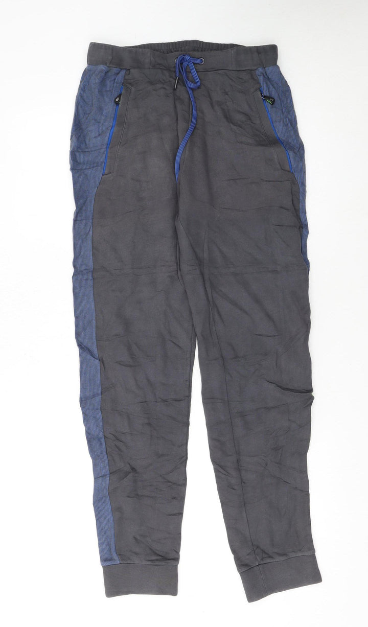Hugo Boss Men's Black Jogger Trousers Size S Elastic Waist