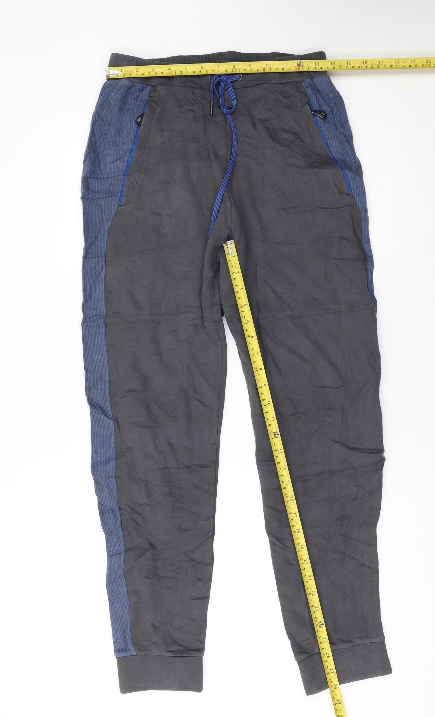 Hugo Boss Men's Black Jogger Trousers Size S Elastic Waist