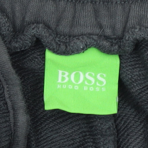 Hugo Boss Men's Black Jogger Trousers Size S Elastic Waist