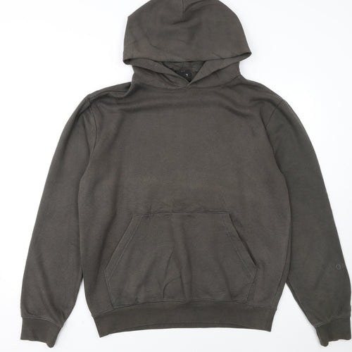 Oakley Men's Brown Pullover Hoodie M Regular Fit Cotton Blend