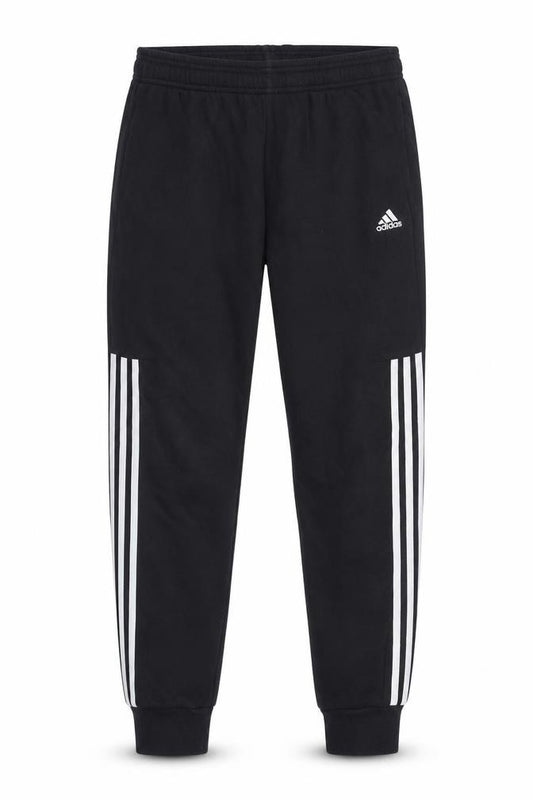 adidas Boys Black Jogger Trousers 15-16 Years Elastic Waist Activewear