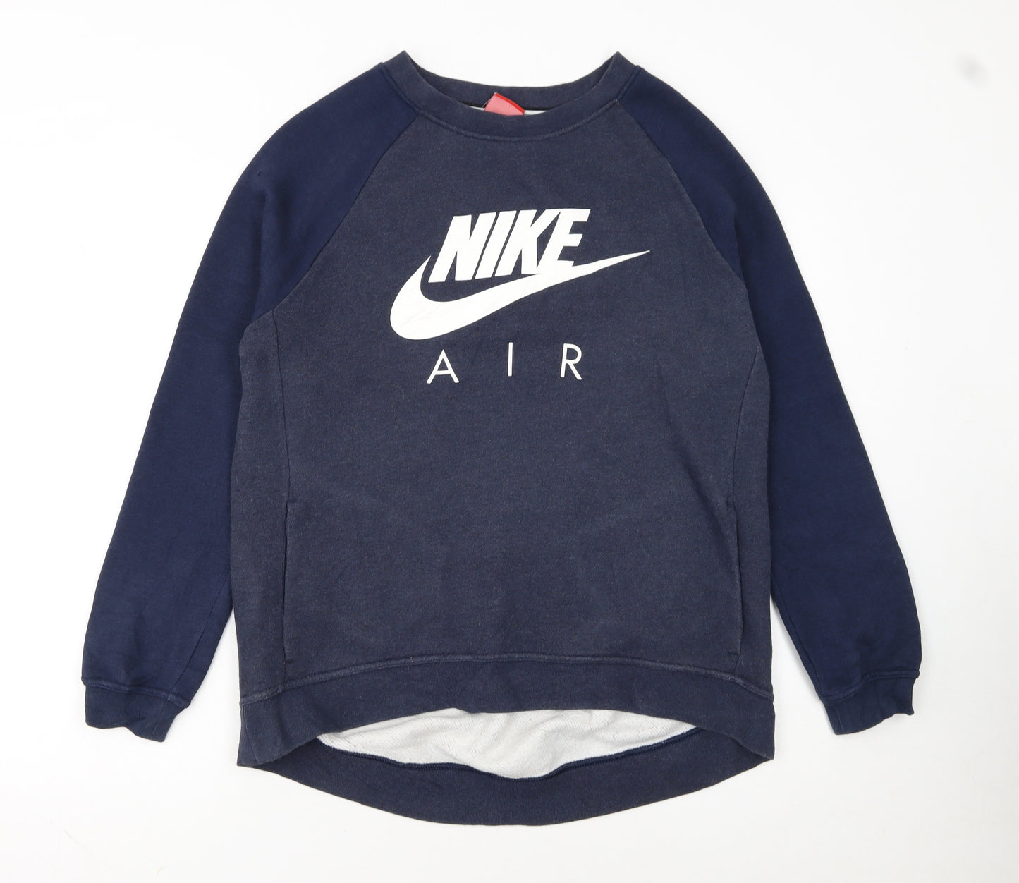 Nike Women’s Navy Blue Air Logo Pullover Sweatshirt Size M