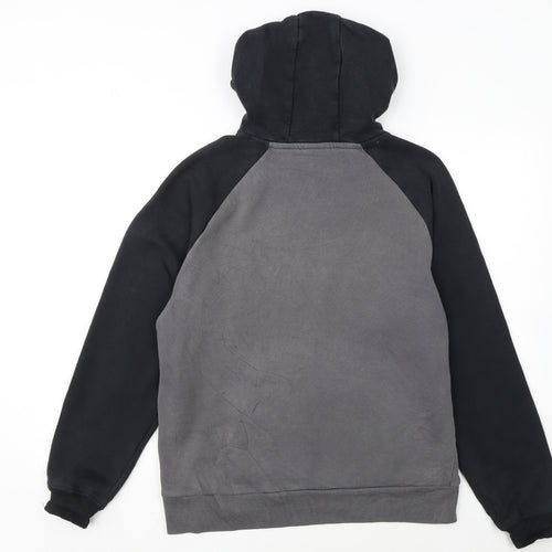 Ellesse Men’s Grey Pullover Hoodie L Logo Graphic Sweatshirt