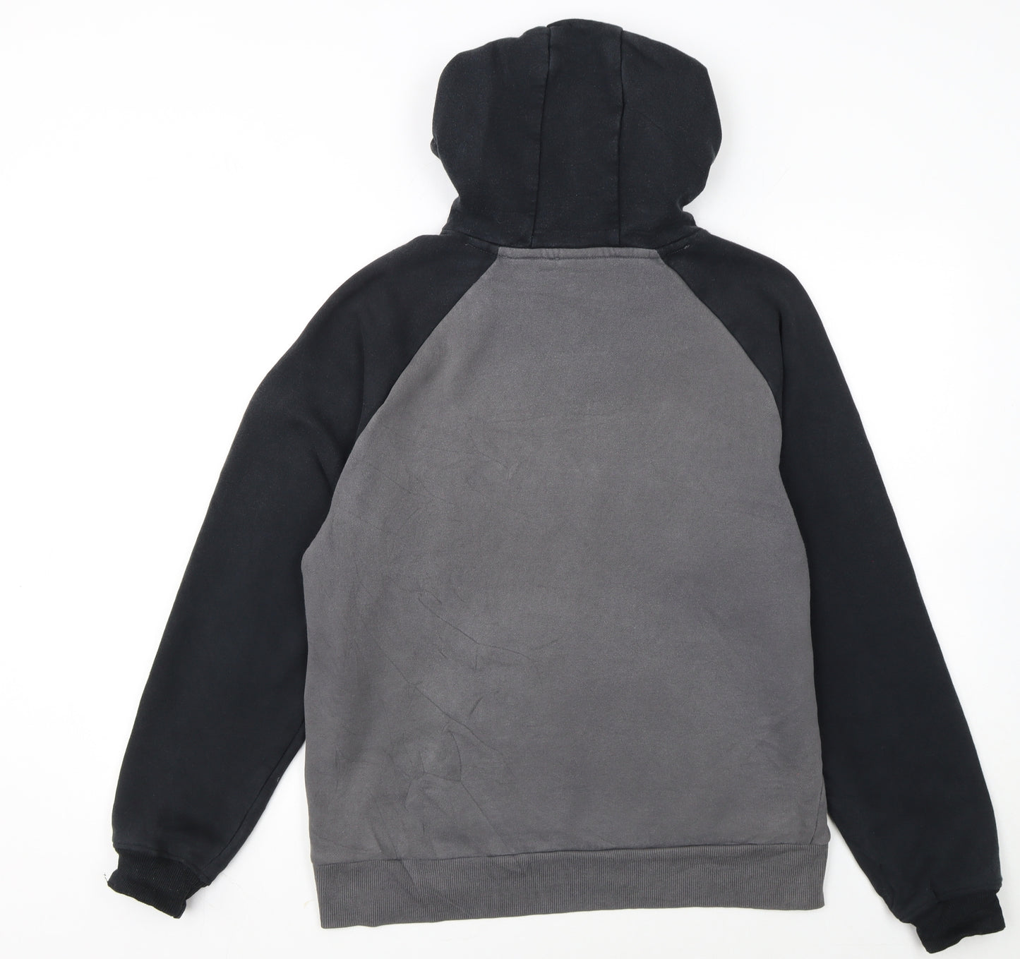 Ellesse Men’s Grey Pullover Hoodie L Logo Graphic Sweatshirt
