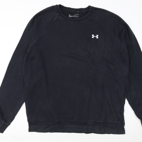 Under Armour Men Black XL Pullover Fleece Sweatshirt ColdGear