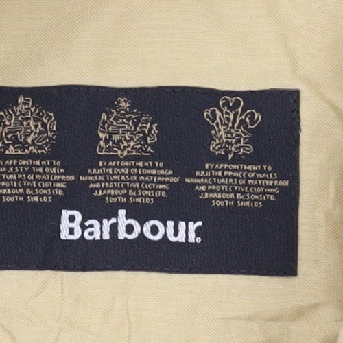 Barbour Men Beige Long Sleeve Cotton Button-Up Shirt L