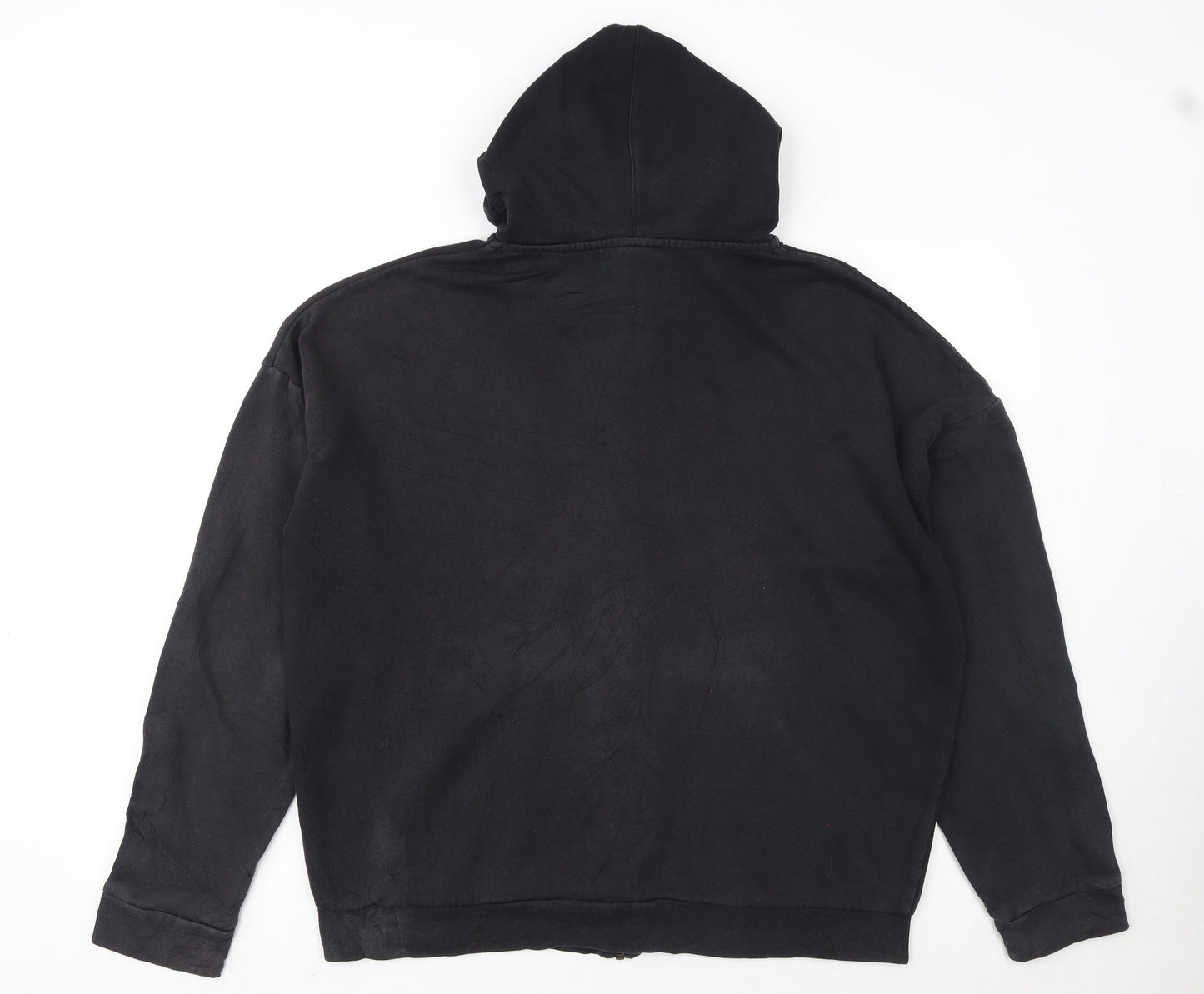 Reebok Men's Black Full Zip Hoodie M Sports Fleece Sweatshirt
