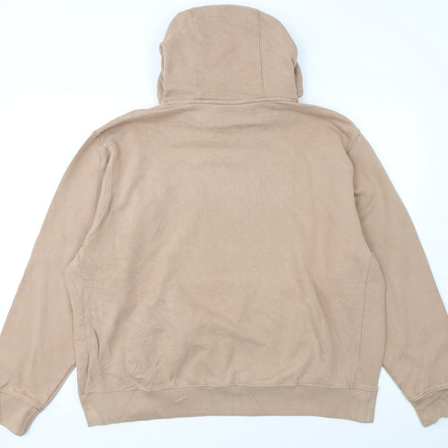 Nike Womens Beige Pullover Hoodie XL Cotton Standard Fit
