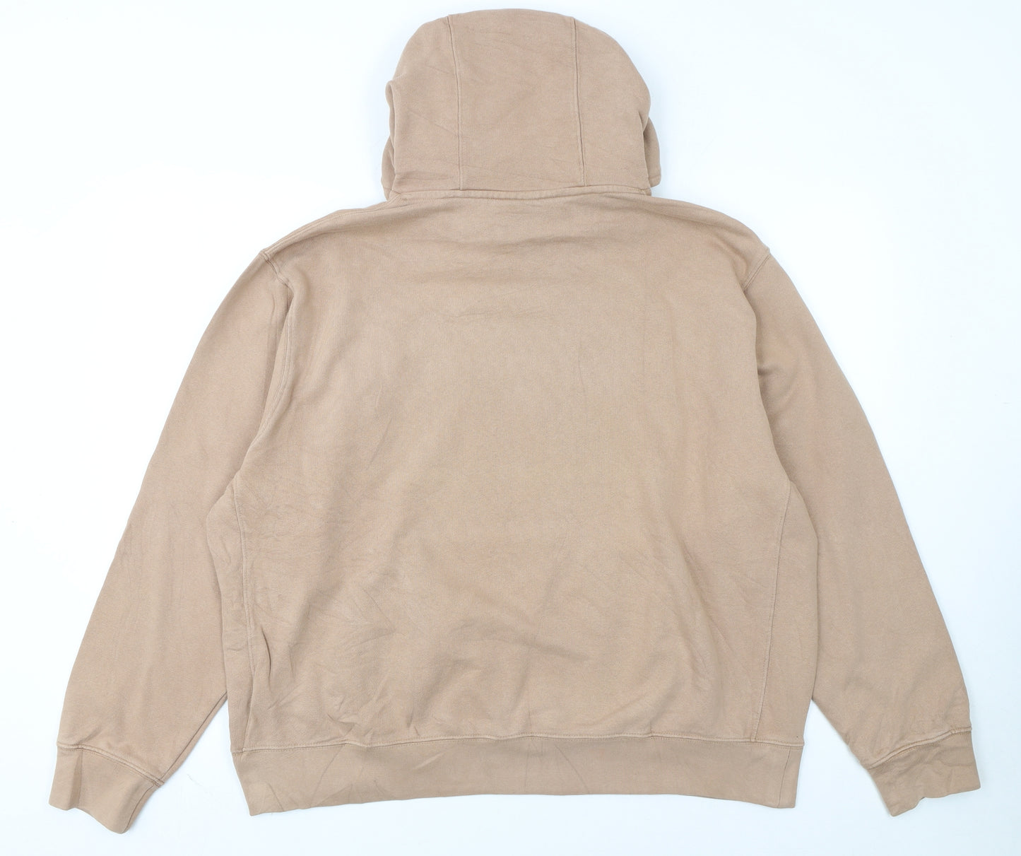 Nike Womens Beige Pullover Hoodie XL Cotton Standard Fit