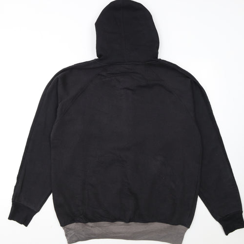 Adidas Men's Black Full Zip Hoodie Size L Sports Fleece