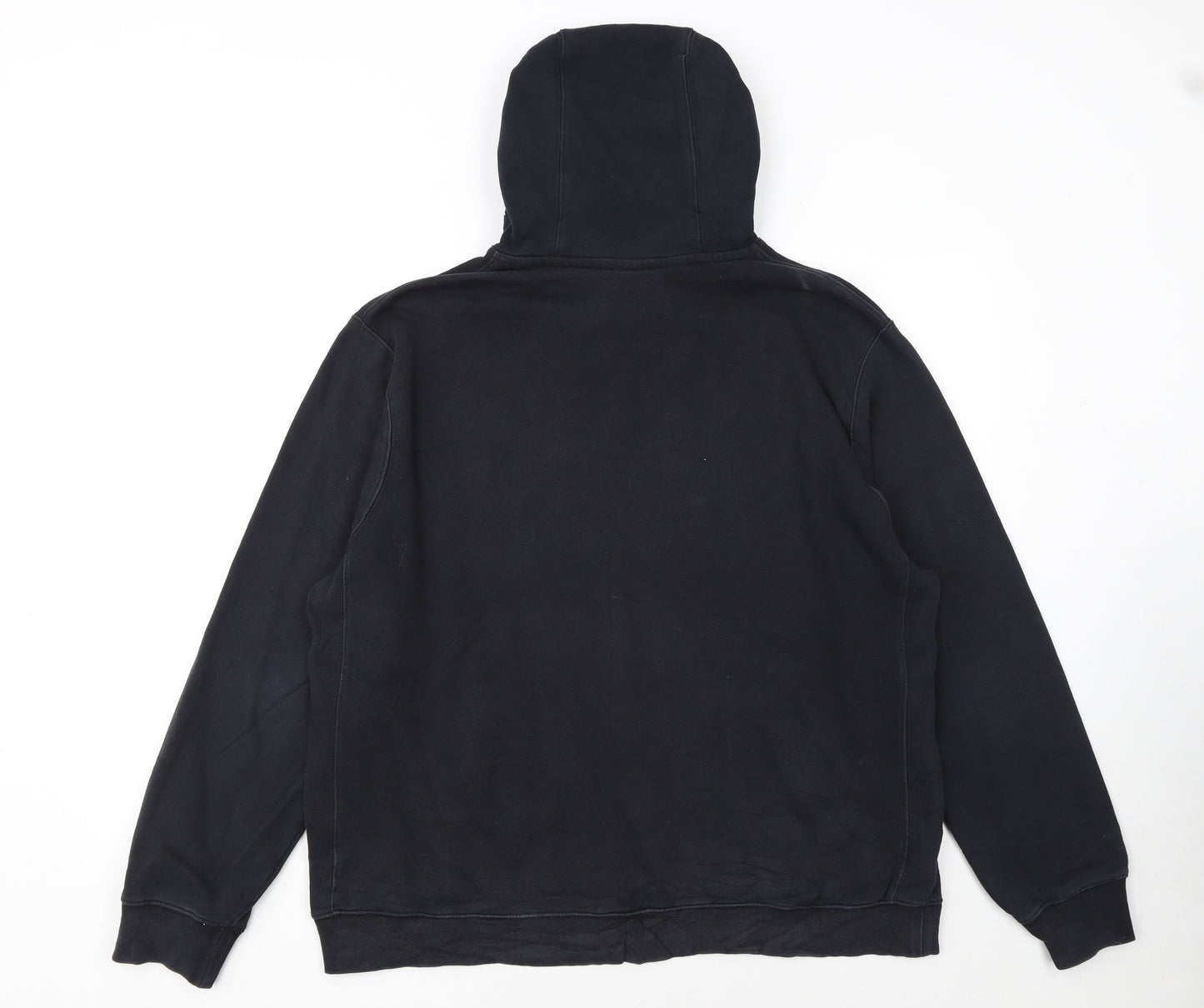 Nike Men's Black Pullover Hoodie L Sports Fleece Sweatshirt
