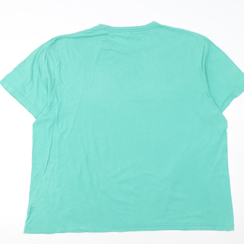 Chaps Men’s Green 2XL Graphic Nautical Cotton T-Shirt Short Sleeve