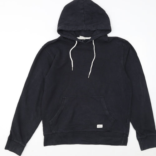 Quiksilver Women's Black Pullover Hoodie Medium Cotton Blend