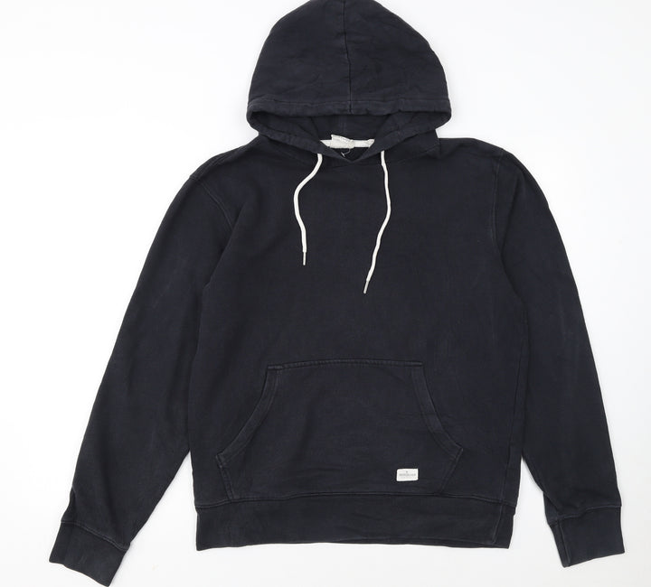 Quiksilver Women's Black Pullover Hoodie Medium Cotton Blend