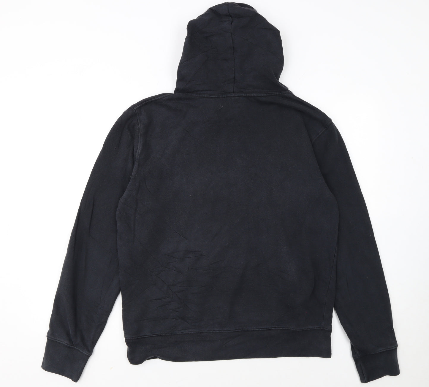 Quiksilver Women's Black Pullover Hoodie Medium Cotton Blend