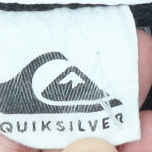 Quiksilver Women's Black Pullover Hoodie Medium Cotton Blend
