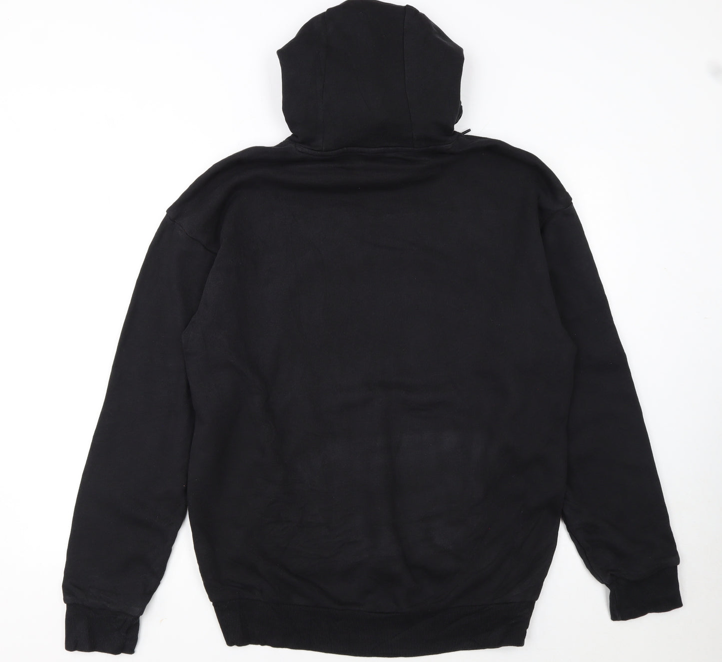Reebok Mens Black M Pullover Hoodie LA HAINE Graphic Sports Style