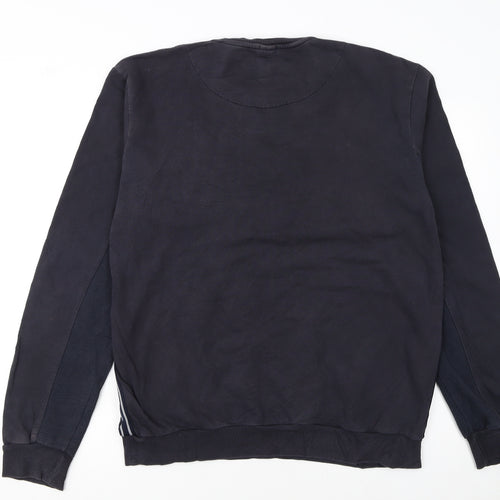 Hugo Boss Mens Black XL Crew Neck Pullover Sweatshirt Modern Fit