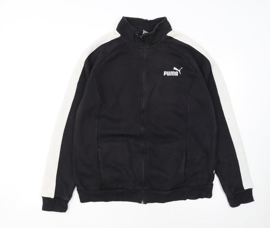 Puma Men's Black 2XL Track Jacket Full Zip Sportswear