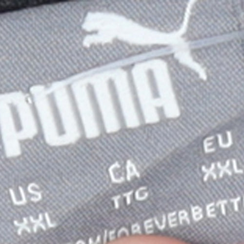 Puma Men's Black 2XL Track Jacket Full Zip Sportswear