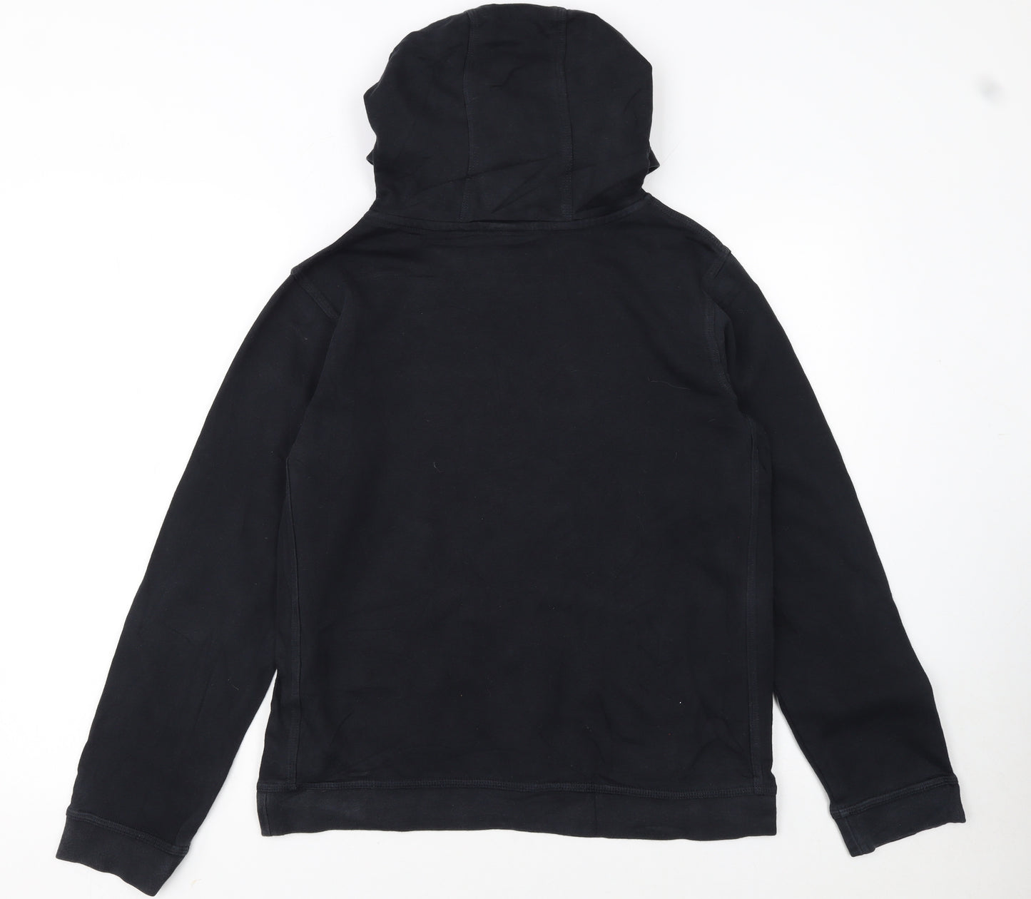 Nike Boys Black XL Pullover Hoodie with Logo Graphic Print