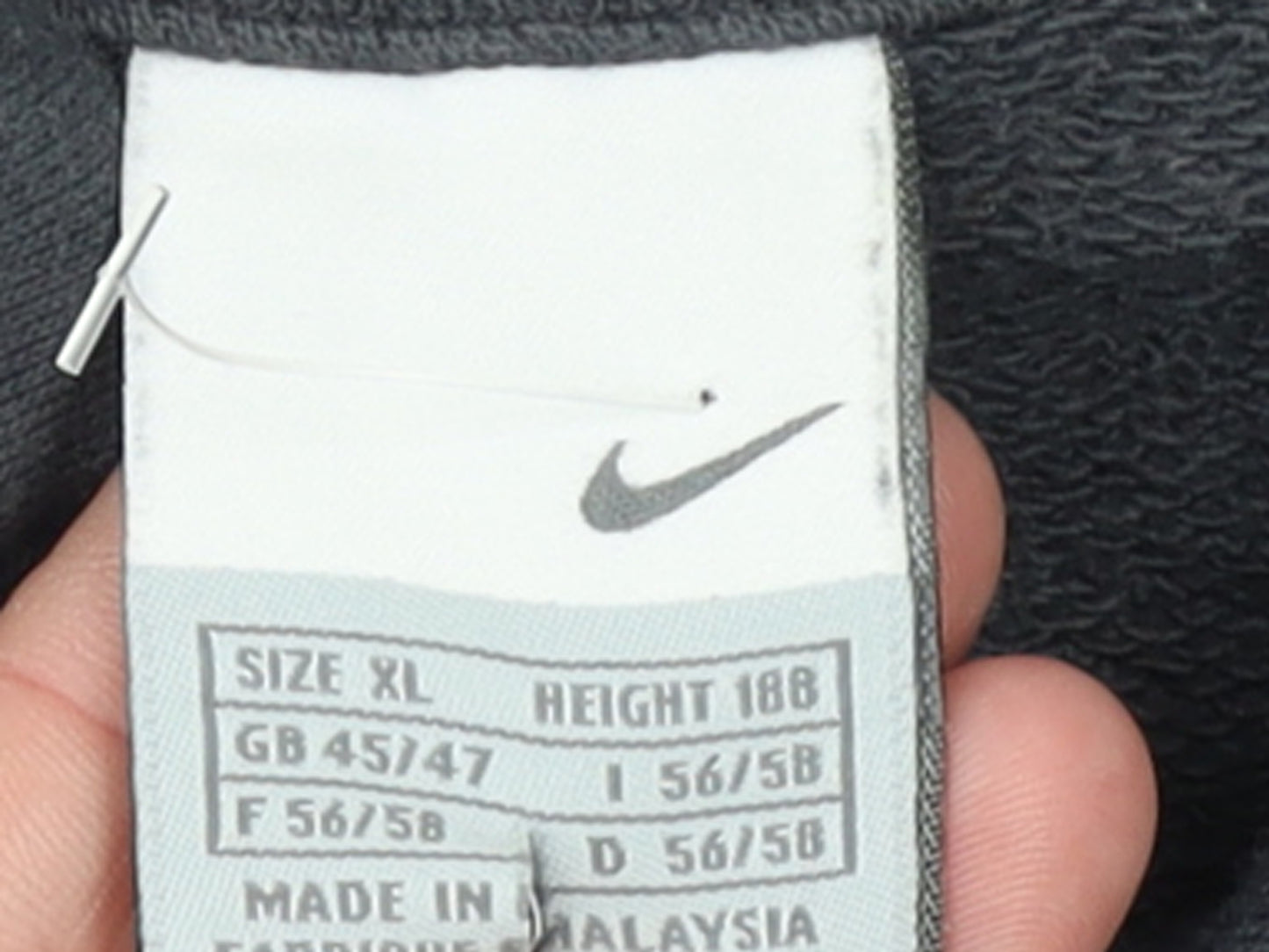 Nike Mens Black XL Basic Jacket Cotton Snap Wind-Resistant