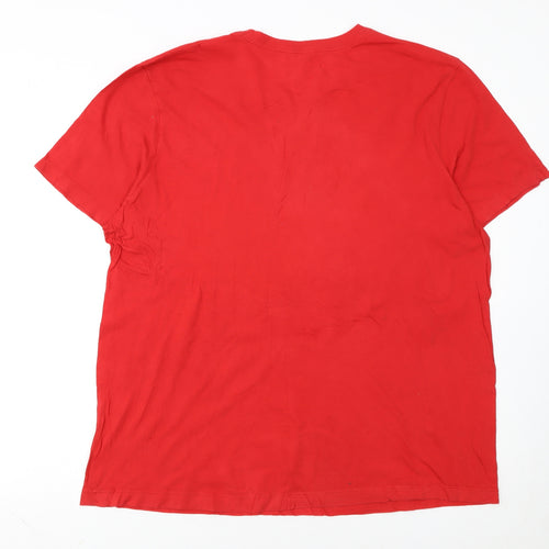 Nike Men's Red XL Air Graphic T-Shirt Short Sleeve Sports Tee