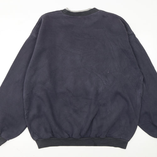 Timberland Men’s Navy Blue XL Pullover Sweatshirt Embroidered USA