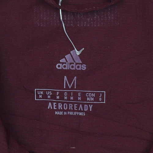 Adidas Men's Brown Aeroready Football Track Jacket Size M