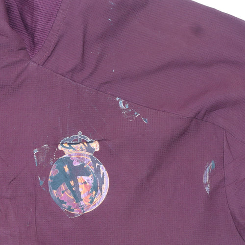 Adidas Men's Brown Aeroready Football Track Jacket Size M