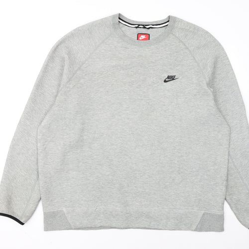 Nike Men's Grey 2XL Pullover Crew Neck Sweatshirt