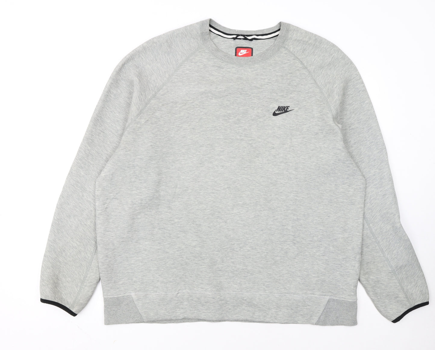 Nike Men's Grey 2XL Pullover Crew Neck Sweatshirt
