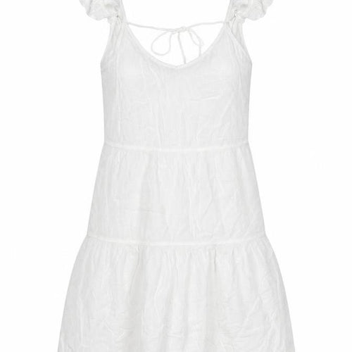New Look Women’s White Cover Up Dress S Holiday Beach Lightweight