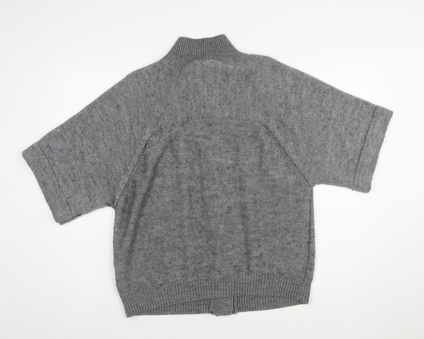 Kaliko Women's Grey Cable-Knit Button Cardigan Size 16