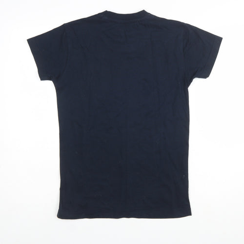 Lord's England vs Australia XXS Navy Cricket T-Shirt Men's Cotton