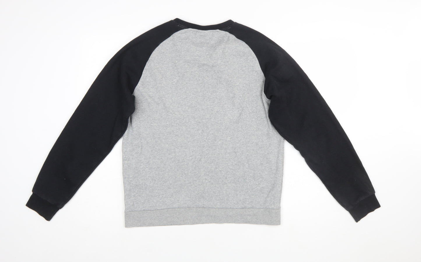 Champion Boys Grey & Black Pullover Sweatshirt 2XL 15-16 Years Logo Print