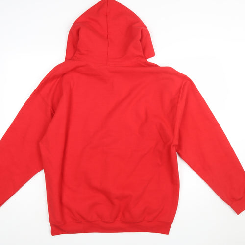 Gildan Men's Red Athletic Bilbao Pullover Hoodie L