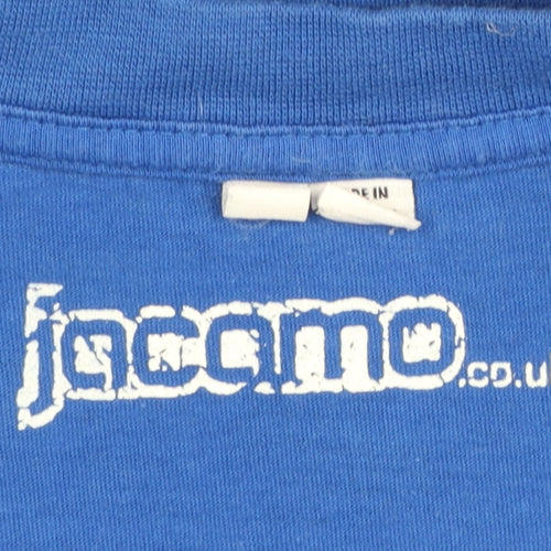 Jacamo Men's Blue LA City of Angels Cotton Graphic T-Shirt Size L